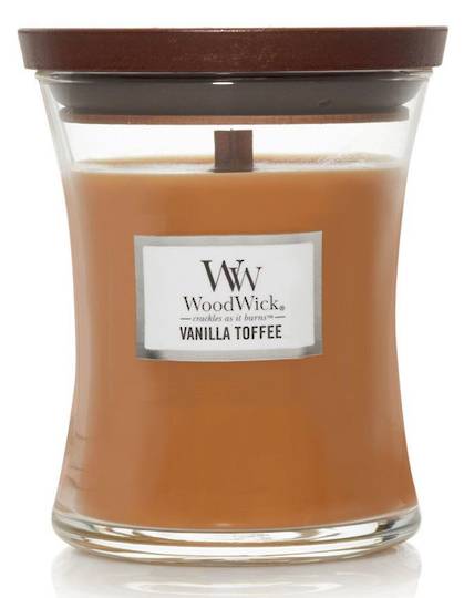 WoodWick Medium Candle Vanilla Toffee image 0